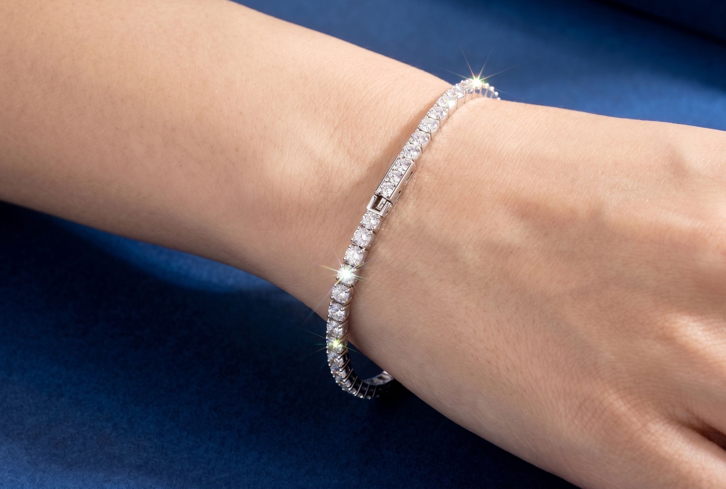 Bracelet : BRAC - Tennis Éclat - Argent 925