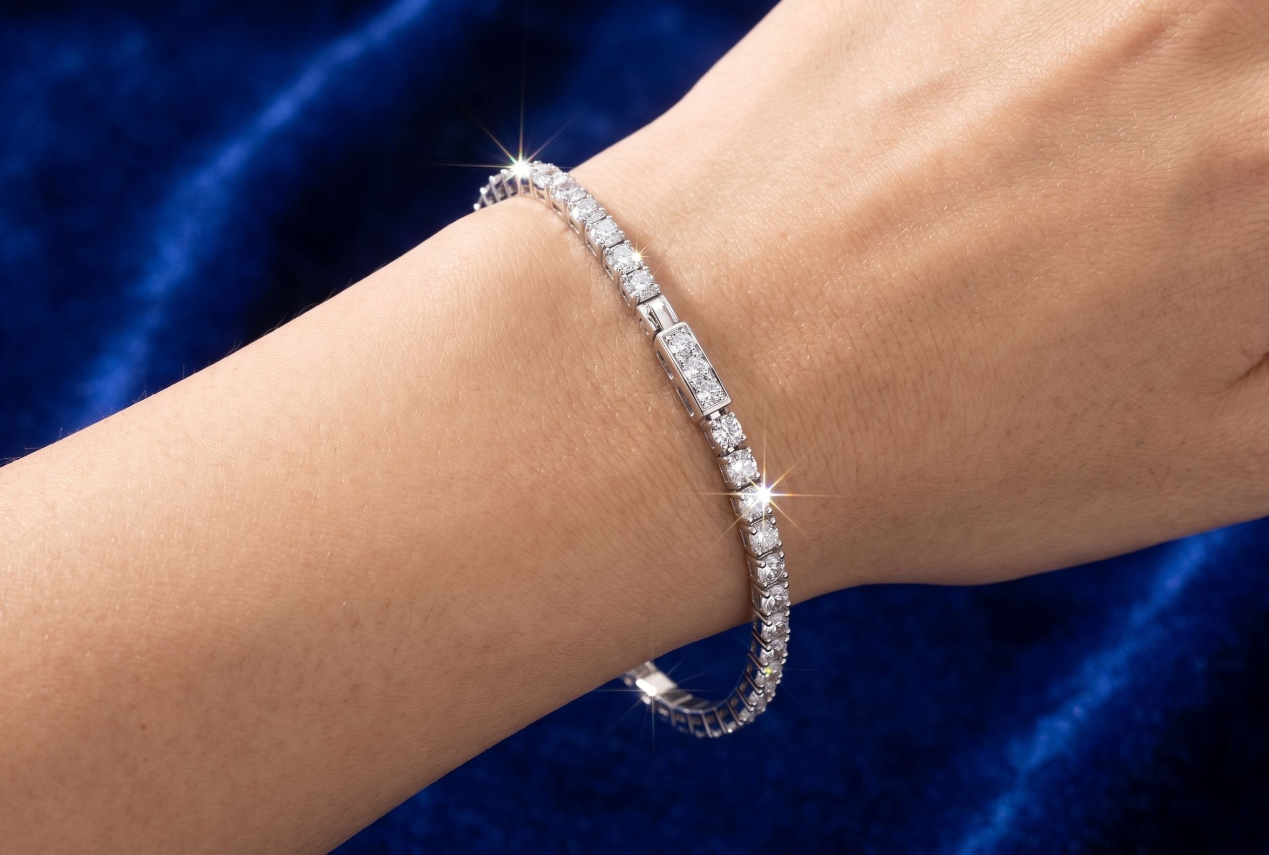 Bracelet : BRAC - Tennis Éclat - Argent 925