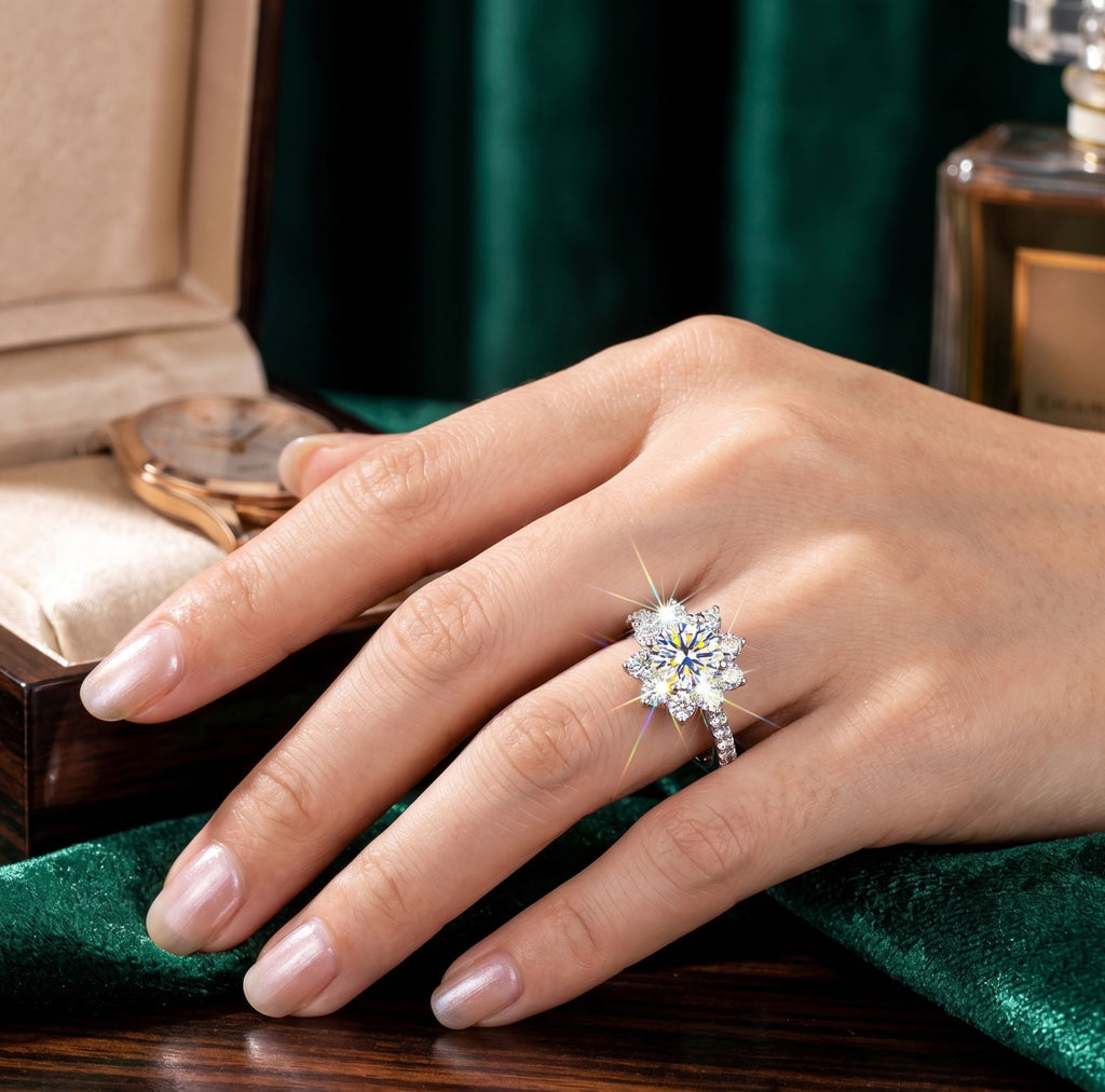 The Solitaire Éclosion Ring – Vortex Jewelry Collection